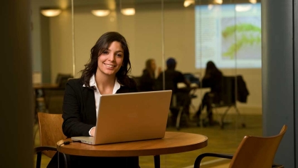 Interview, business, uniform, blazer, attire, professional, laptop, sharp, polished