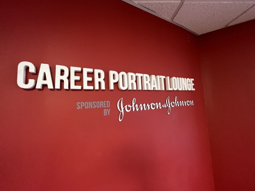 Portrait Lounge Signage
